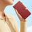 For Samsung Galaxy A53 5G Leather Phone Case Wallet Stand Cover with Handy Strap - Red - 6