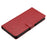 For Samsung Galaxy A15 5G Leather Phone Case Wallet Stand Cover with Handy Strap - Red - 4