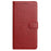 For Samsung Galaxy A15 5G Leather Phone Case Wallet Stand Cover with Handy Strap - Red - 5