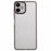 WANLONFENG DKSM Series for Samsung Galaxy A06 4G TPU Case Electroplated Frame with Tempered Glass - Transparent Black - 2