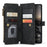 For Google Pixel 10 Pro / 10 / 9 Pro / 9 Phone Cases with Strap CASEME C30 Zipper Multiple Card Holder PU Leather Cover - Black - 2