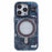 YOUNGKIT Technology Series for iPhone 16 Pro Max Case Magnetic Kickstand IMD PC+TPU Phone Cover - Grey - 3