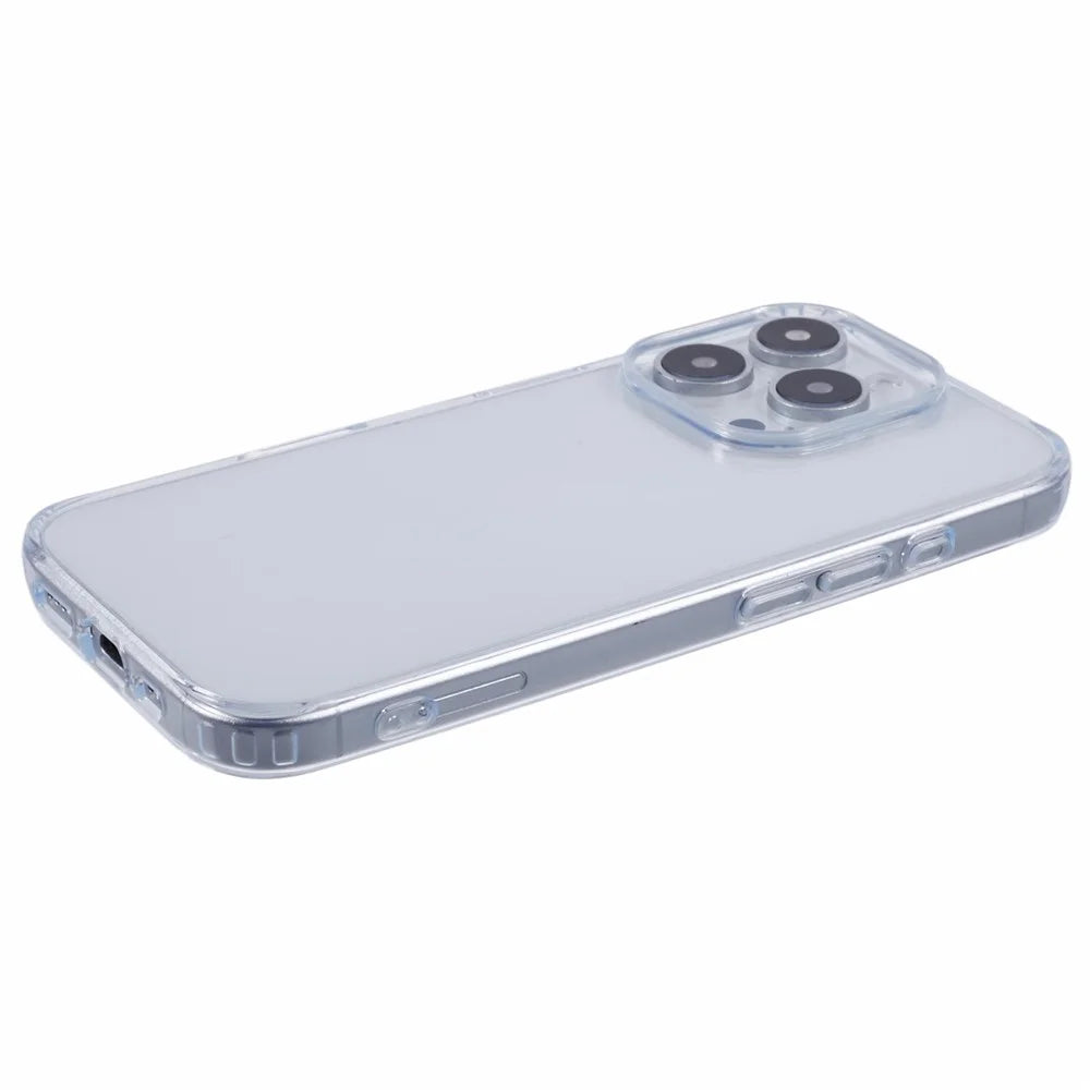 KIGC For iPhone 16 Pro Clear Case TPU+PC Protective Shockproof Phone Cover - 4