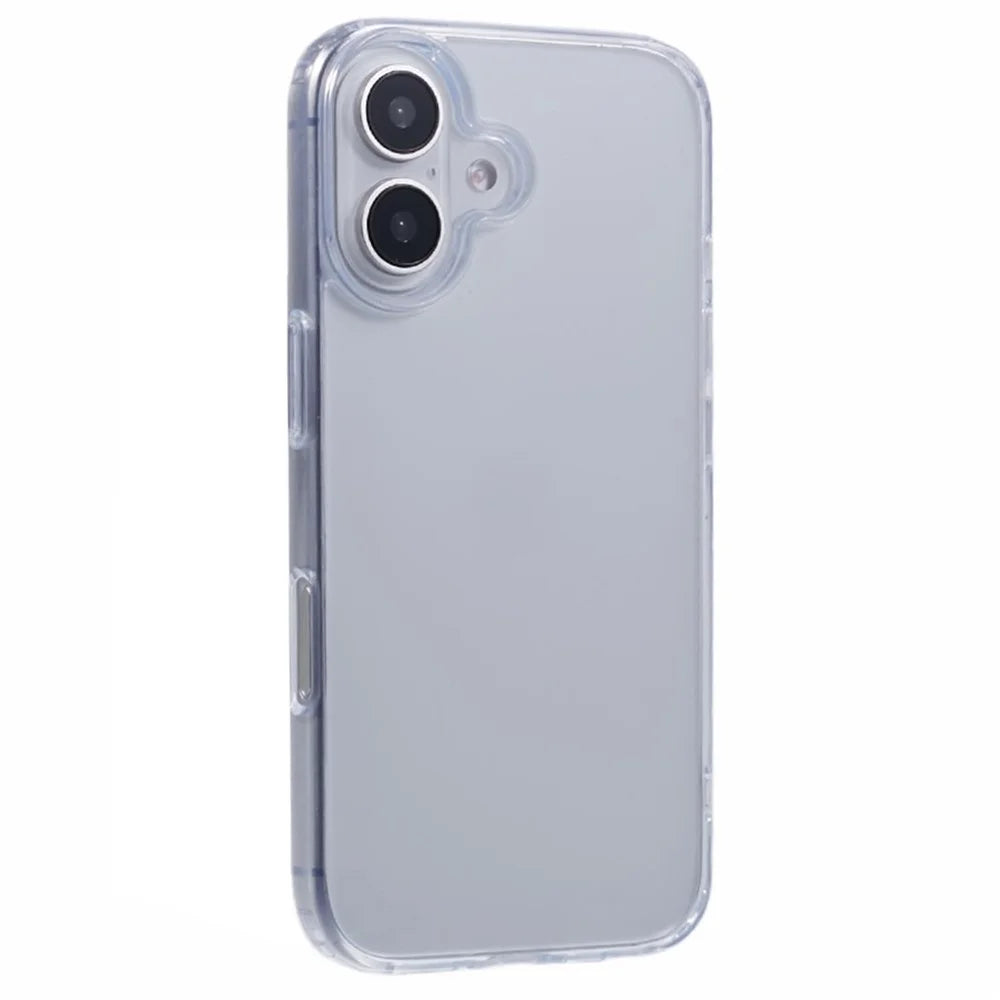 KIGC For iPhone 16 Plus Clear Case TPU+PC Protective Shockproof Phone Cover - 1