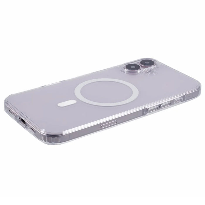 X-LEVEL For iPhone 16 Plus Case Compatible with MagSafe PC+TPU Matte Phone Cover - Transparent - 5