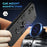 For Samsung Galaxy A06 4G Case PC+TPU Drop Defend Phone Cover with Ring Kickstand - Black - 3