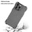 For iPhone 16 Pro Max TPU Case Four Corner Drop-Proof Back Cover - Black - 2