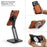 MELKCO For iPhone 16 Pro Case Compatible with MagSafe Waxy Genuine Cow Leather PC Phone Back Cover - Black - 5
