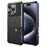 ZM03 For iPhone 16 Pro Max Case with Card Holder PU Leather+TPU Phone Back Cover - Black - 2