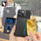 ZM03 For iPhone 16 Pro Max Case with Card Holder PU Leather+TPU Phone Back Cover - Black - 5