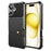 ZM03 For iPhone 16 Case with Card Holder PU Leather+TPU Phone Back Cover - Black - 2