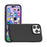 For iPhone 16 Pro Max Case TPU + PC Matte Translucent Phone Back Cover - Black - 5