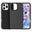 For iPhone 16 Pro Case TPU + PC Matte Translucent Phone Back Cover - Black - 1