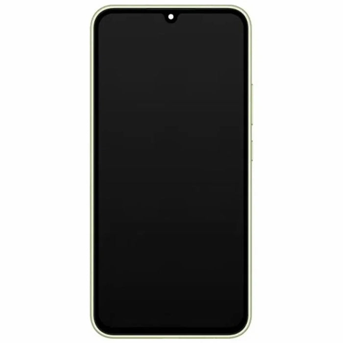 For Samsung Galaxy A55 5G A556 6.6 inch OEM Grade S AMOLED Screen and Digitizer Assembly + Frame (Without Logo) - Lemon - 2
