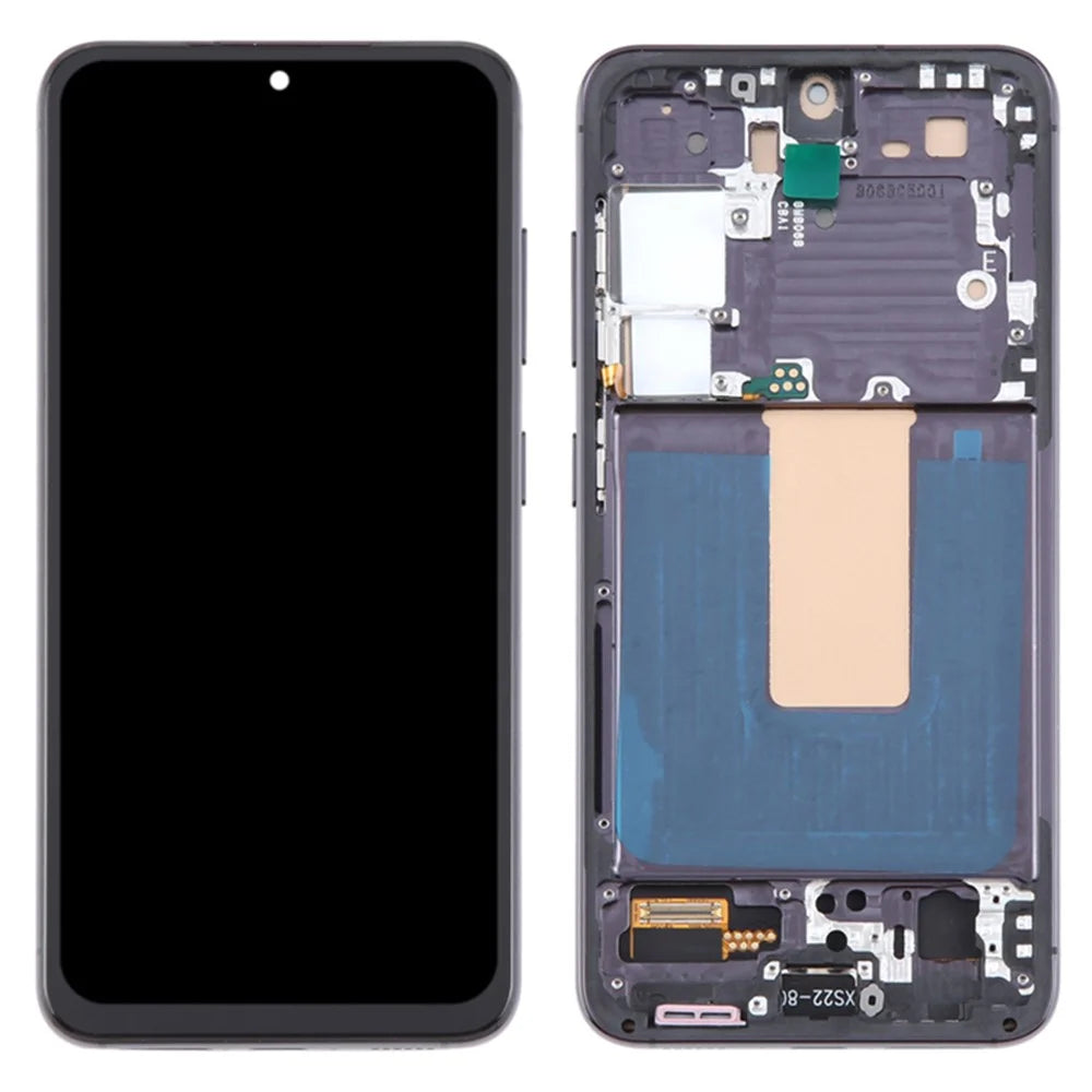 For Samsung Galaxy S23 S911 Grade C LCD Screen and Digitizer Assembly + Frame Part (TFT Technology) (Without Logo) - Black - 1