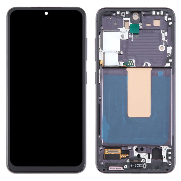 For Samsung Galaxy S23 S911 Grade C LCD Screen and Digitizer Assembly + Frame Part (TFT Technology) (Without Logo) - Black - 1