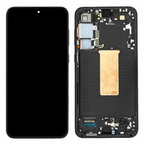For Samsung Galaxy S23+ SM-S916 6.6 inch OEM Grade S AMOLED Screen and Digitizer Assembly + Frame (Without Logo) - Black - 1