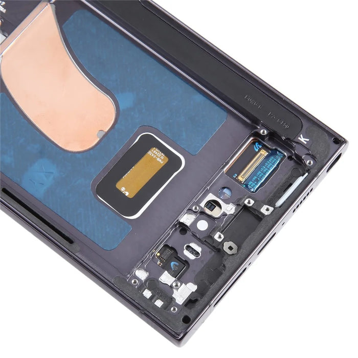 For Samsung Galaxy S23 Ultra S918 6.8 inch OEM Grade S AMOLED Screen and Digitizer Assembly + Frame (Without Logo) - Black - 4