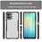 For Samsung Galaxy A06 4G Case Carbon Fiber Scratch-Resistant TPU+PC Phone Cover - Black - 3