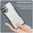 For Samsung Galaxy A06 4G Case Carbon Fiber Scratch-Resistant TPU+PC Phone Cover - Black - 5