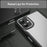 For Samsung Galaxy A06 4G Case Carbon Fiber Scratch-Resistant TPU+PC Phone Cover - Black - 6