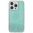 For iPhone 16 Pro Case Starry Sky Sparkle Epoxy Anti-Drop TPU Phone Cover - Green - 7