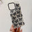 For iPhone 15 Pro Case Pattern Print Glitter Sequins Quicksand PC+TPU Phone Cover - Scale - 4