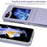 For Samsung Galaxy Z Flip7 FE 5G / Z Flip6 5G Case with Strap Card Slot PU+PC Phone Back Cover - Purple - 4