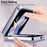 For Samsung Galaxy Z Flip7 FE 5G / Z Flip6 5G Case with Strap Card Slot PU+PC Phone Back Cover - Purple - 6