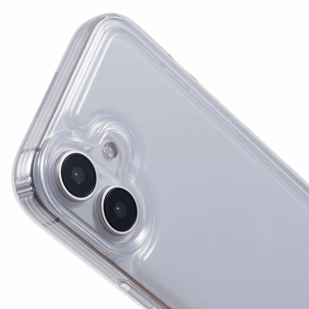 For iPhone 16 Case Reinforced Corners TPU Clear Phone Cover - 5
