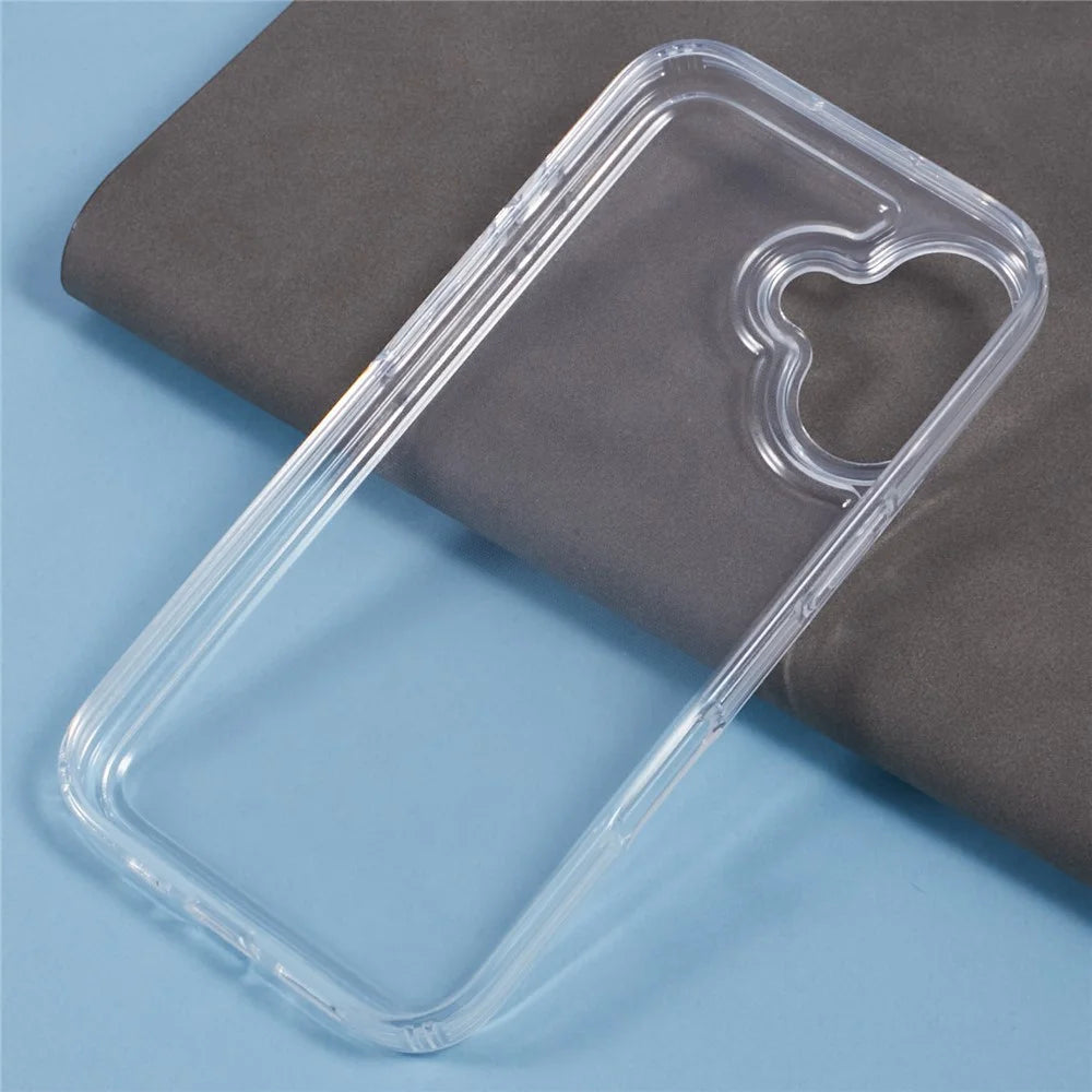 For iPhone 16 Case Reinforced Corners TPU Clear Phone Cover - 6