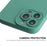 ENKAY HAT PRINCE For iPhone 14 Pro Max Camera Lens Precise Cutout Liquid Silicone Case Solid Color Phone Protective Cover - Blackish Green - 4