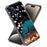 For iPhone 16 Pro Case Pattern Printed Shockproof TPU Phone Cover - Five-Pointed Star - 1