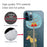 For iPhone 16 Pro Case Christmas Pattern Printing Soft TPU Phone Cover - Deer Under Tree - 3