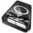 For Google Pixel 9 Magnetic Case Metal Frame Matte Phone Cover - Black - 3