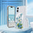 For iPhone 16 Plus Case Compatible with MagSafe Flower Pattern Printing TPU+PC Phone Cover - Style C - 3