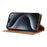 For iPhone 16 Pro Max Cell Phone Case Magnetic Closing PU Leather Stand Cover - Black - 2