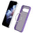 For Google Pixel 9 Pro XL Magnetic Case Protective TPU+PC Hybrid Phone Cover - Dark Purple - 2