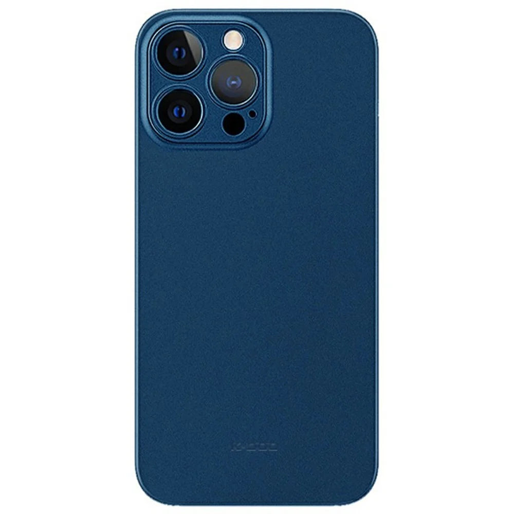 KZDOO Air Skin Series for iPhone 16 Pro Case Frosted Back Ultra Thin PP Phone Cover - Navy Blue - 1