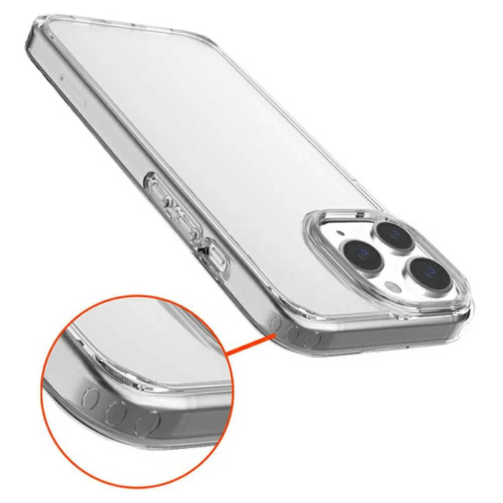 KZDOO Guardian Series For iPhone 16 Pro Max Case Shockproof PC+TPU Phone Cover - Transparent - 3