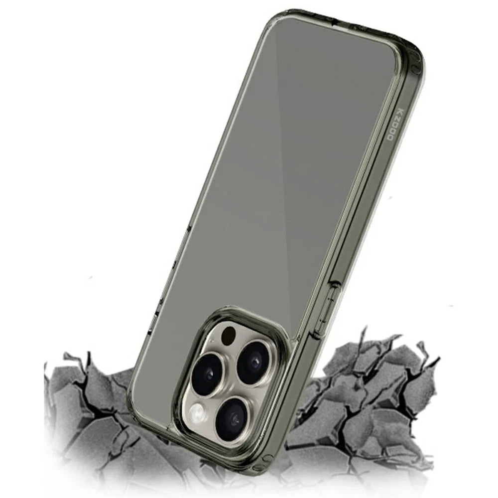KZDOO Guardian Series For iPhone 16 Pro Max Case Shockproof PC+TPU Phone Cover - Transparent - 4