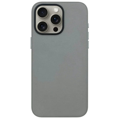 KZDOO For iPhone 16 Pro Case Compatible with MagSafe PU+PC Shockproof Phone Cover - Titanium Grey - 1