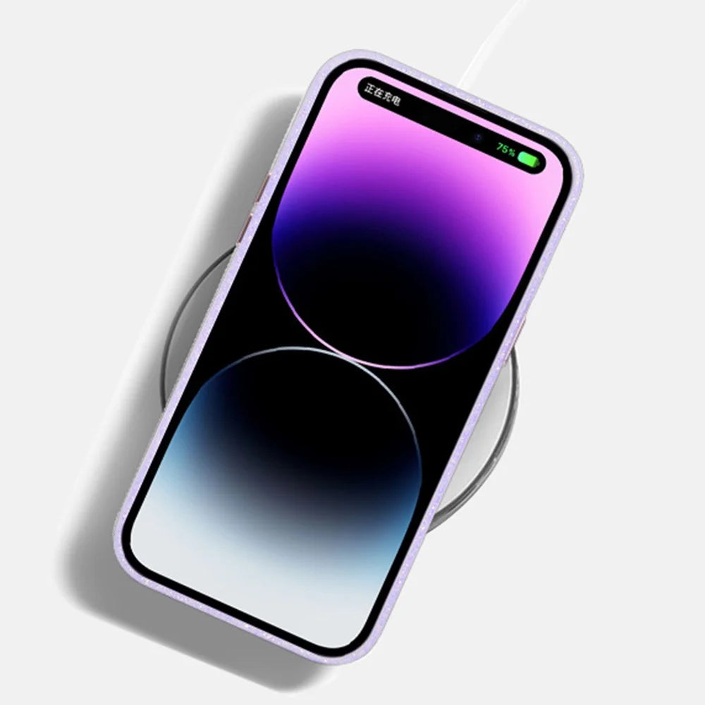 KZDOO Sparkle Series for iPhone 16 Pro Case TPU+PC Shining Anti-Drop Phone Protector - Blue - 4