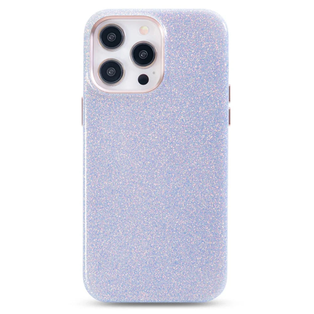KZDOO Sparkle Series for iPhone 16 Pro Max Case TPU+PC Shining Anti-Drop Phone Protector - Blue - 2
