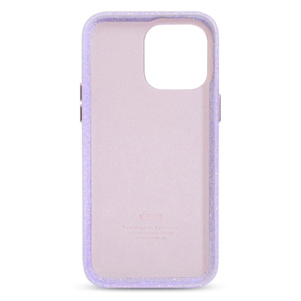 KZDOO Sparkle Series for iPhone 16 Pro Max Case TPU+PC Shining Anti-Drop Phone Protector - Blue - 6