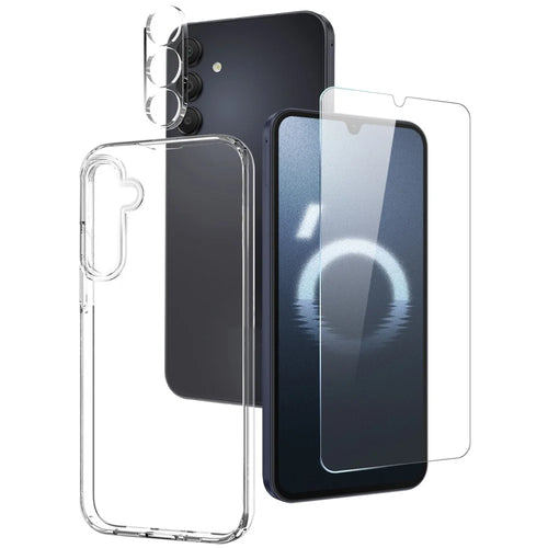 NORTHJO For Samsung Galaxy A16 5G / A16 4G TPU Phone Case Set with Front Screen Protector+Lens Film - 1