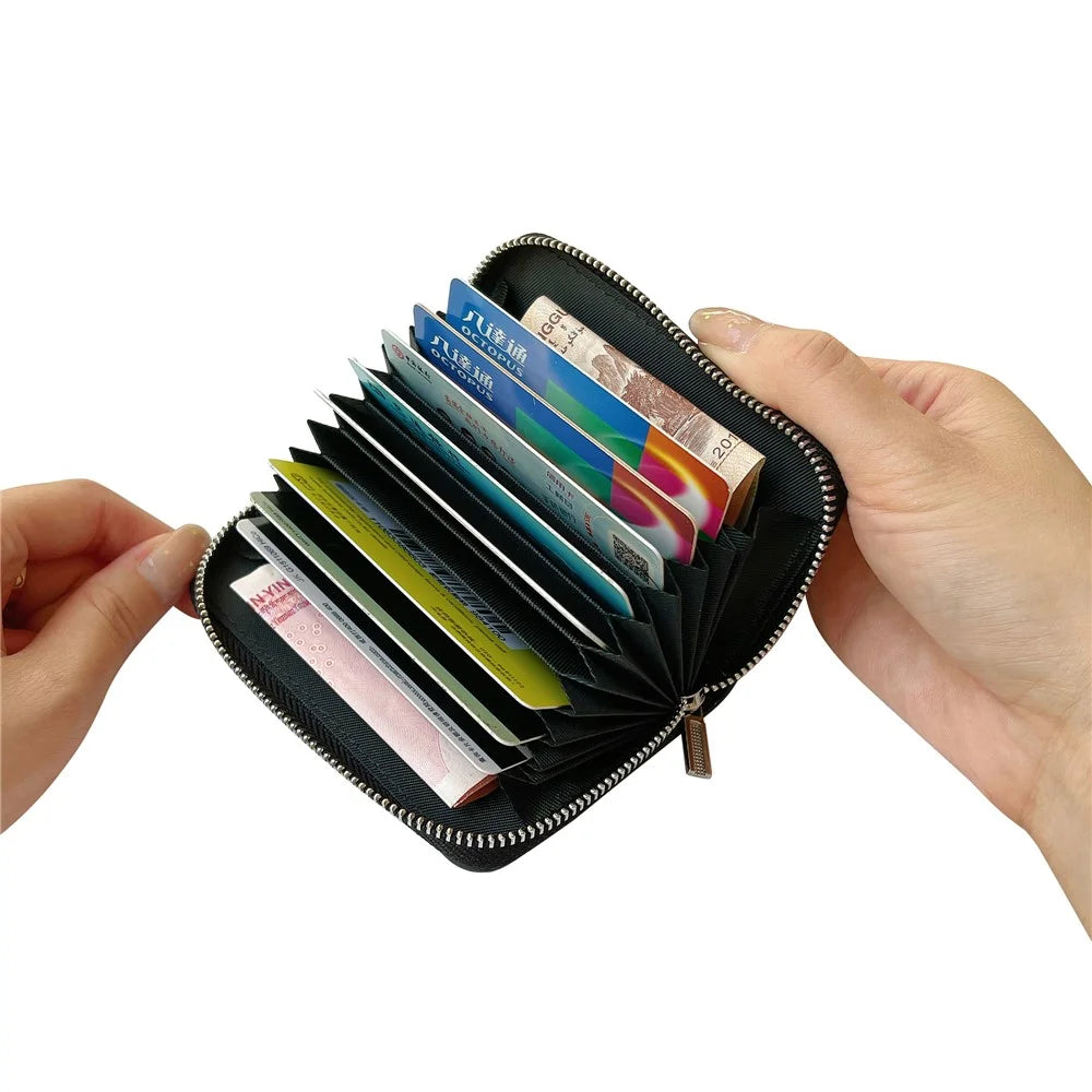For iPhone 16 Plus Case Detachable Zipper Card Bag PU+TPU Kickstand Phone Case with Strap - Sapphire - 6