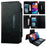 For iPhone 16 Case Detachable 2-in-1 Magnetic Closure PU Leather Wallet Phone Case - Black - 1