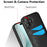 For iPhone 16 Case Card Slot Slim-Fit PU+TPU Mobile Cover - Black - 5