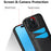 For iPhone 16 Pro Case Card Slot Slim-Fit PU+TPU Mobile Cover - Black - 5